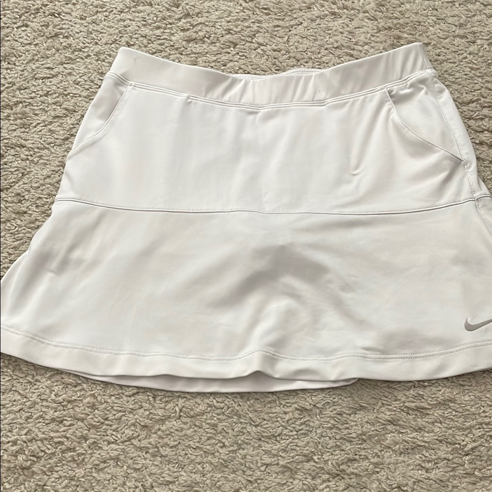 Nike White Gray Mini Skater Shorts